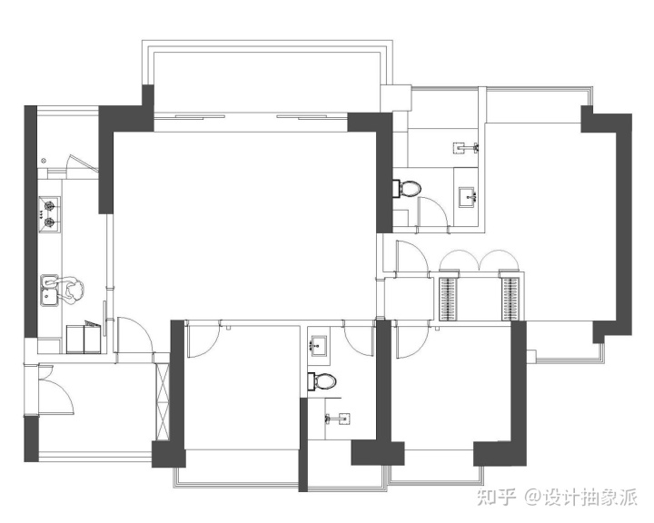 現(xiàn)代簡約裝修案例，單純、簡潔的生活方式